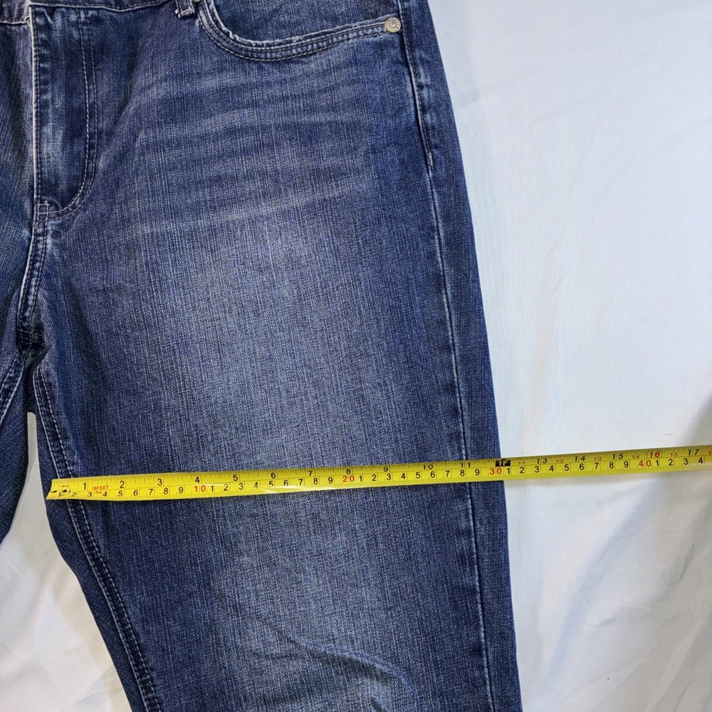 Stetson Rocker Boot Leg Jeans Mens 42x32 Medium Wash Blue Denim 1014 Bootcut - Picture 4 of 13